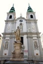 The Baroque Church of Mariahilf in Vienna, Austria