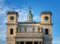 Detail of the baroque Vac Cathedral.Hungary. Royalty Free Stock Photo