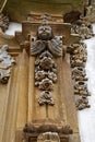 Baroque church ornaments in historical city of Ouro Preto