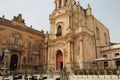 baroque church (saint-joseph) in ragusa in sicily (italy) Royalty Free Stock Photo