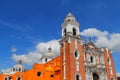 Baroque church of San Jose in tlaxcala city I Royalty Free Stock Photo