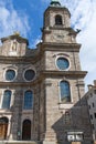 Baroque church St. James Cathedral from 1717 to 1722. Since 1964 it has been an episcopal cathedral. Innsbruck, Austria Royalty Free Stock Photo