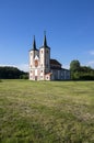 Baroque Church of St. Margaret, Chrast, Podlazice village, Czech republic, Europe Royalty Free Stock Photo