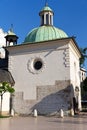 Baroque Church of St. Wojciech on main market square in cracow in poland Royalty Free Stock Photo