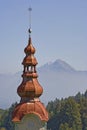 Baroque church tower