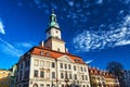 A baroque-classicistic historic town hall Royalty Free Stock Photo