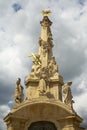 The baroque column. Royalty Free Stock Photo