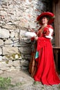 Baroque costume Royalty Free Stock Photo