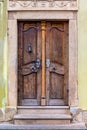 Baroque door at a historic building