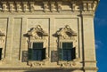 Baroque facade of the Auberge de Castille, Malat Royalty Free Stock Photo