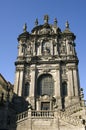 Baroque facade of the ClÃÂ©rigos church, city Porto, Portugal