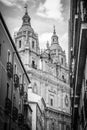 Baroque facade of La Clerecia Church in Salamanca