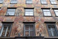 Baroque facade painting at the Grazer Herrengasse in Graz