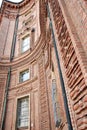 Baroque facade of Palazzo Carignano, Turin, Italy