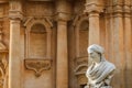 Baroque facades of the buildings in the historic part of Noto Royalty Free Stock Photo