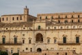 Baroque facades of the buildings in the historic part of Noto Royalty Free Stock Photo