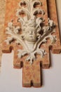 Baroque figure detail decorative wall ancient