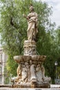 Baroque fountain in the historic part of Catania Royalty Free Stock Photo