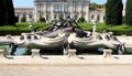 Baroque fountain near National Palace, Queluz Royalty Free Stock Photo