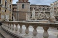 baroque fountain (pretoria) in palermo in sicily (italy)