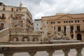 baroque fountain (pretoria) in palermo in sicily (italy)