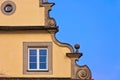 Baroque gable of a historical architecture