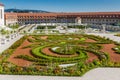 The baroque garden of Bratislava Castle