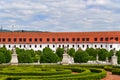 The baroque garden of Bratislava Castle