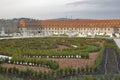 Baroque garden, Bratislava castle Royalty Free Stock Photo