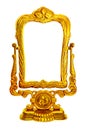 Baroque golden mirror frame