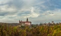 Baroque-Gothic Ksiaz Castle in a dreamy landscape