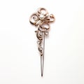 Baroque Hair Brooch With Diamond Bar Pin Royalty Free Stock Photo