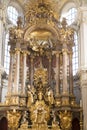 Baroque High Altar of old Peter`s Church Munich