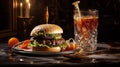 Baroque-inspired Burger And Drink A Melting Classicist Delight