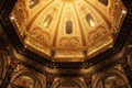 Baroque interior with cupola Royalty Free Stock Photo