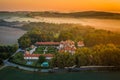 The Baroque Jemniste chateau in central bohemia in Czech republic