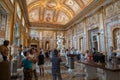 Baroque marble sculptural group by Italian artist in Galleria Borghese