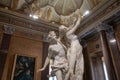 Baroque marble sculpture Apollo and Daphne by Bernini 1622 in Galleria Borghese