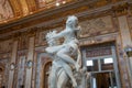 Baroque marble sculpture Rape of Proserpine by Bernini 1621 in Galleria Borghese