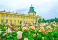 Baroque palace in Wilanow hidden behind a rose orchard, Warsaw, Poland ...IMAGE Royalty Free Stock Photo