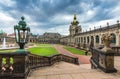 Baroque palace Zwinger - Dresden, Germany Royalty Free Stock Photo