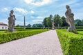 Baroque park garden statues, state Kuks hospital spa chateau