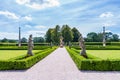 Baroque park garden statues, state Kuks hospital spa chateau