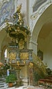 Baroque pulpit Royalty Free Stock Photo