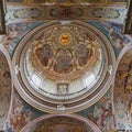 Baroque richly decorated dome of the Basilica of the Visitation of the Virgin Mary at the pilgrimage site SvatÃÂ½ KopeÃÂek near