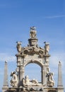 Baroque sculpture fountain