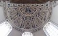 Baroque sculptures on Ceiling in Cathedral of Trier