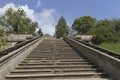 Baroque staircase in the garden