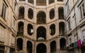 The baroque stairs of Palazzo Sanfelice, Sanita district Naples Italy