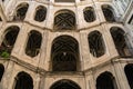 The baroque stairs of Palazzo Sanfelice, Sanita district Naples Italy